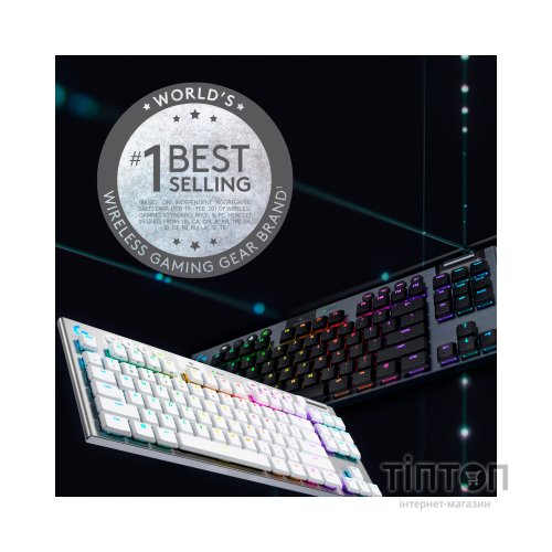 Клавіатура Logitech G915 TKL Lightspeed Wireless RGB Mechanical White (920-009664)
