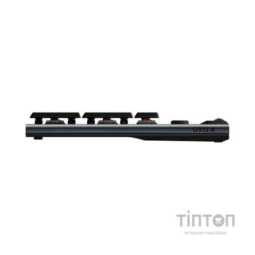 Клавіатура Logitech G915 X Lightspeed Switch-Clicky Wireless/Bluetooth/USB UA Black (920-012709)