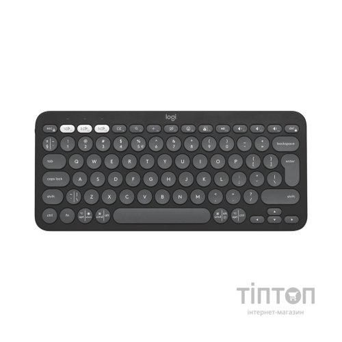 Клавіатура Logitech K380s Multi-Device Bluetooth UA Graphite (920-011851)