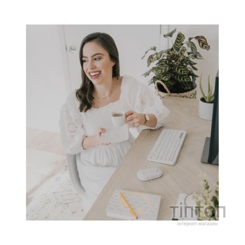 Клавіатура Logitech K380s Multi-Device Bluetooth UA White (920-011852)