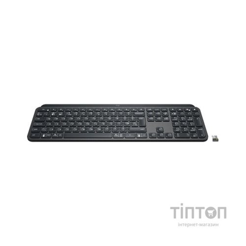 Клавіатура Logitech MX Keys Advanced for Business Wireless Illuminated UA Graphite (920-010251)
