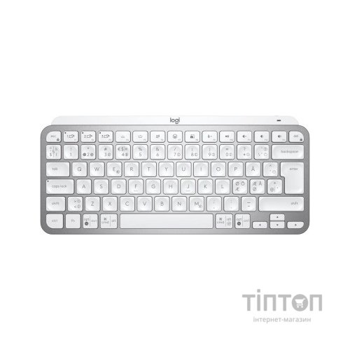 Клавіатура Logitech MX Keys Mini For Business Wireless Illuminated UA Pale Grey (920-010609)