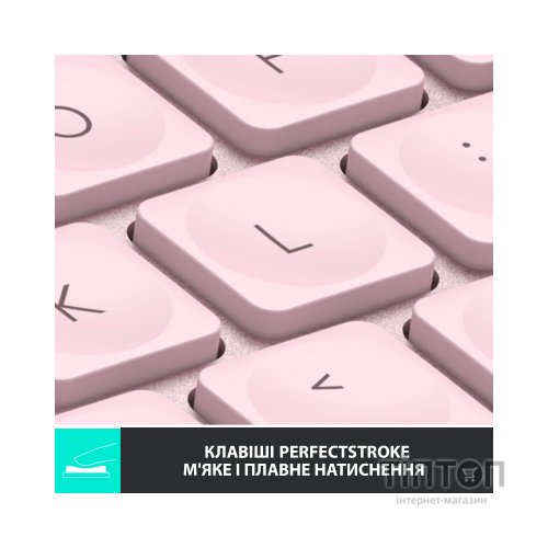 Клавіатура Logitech MX Keys Mini Wireless Illuminated UA Rose (920-010500)