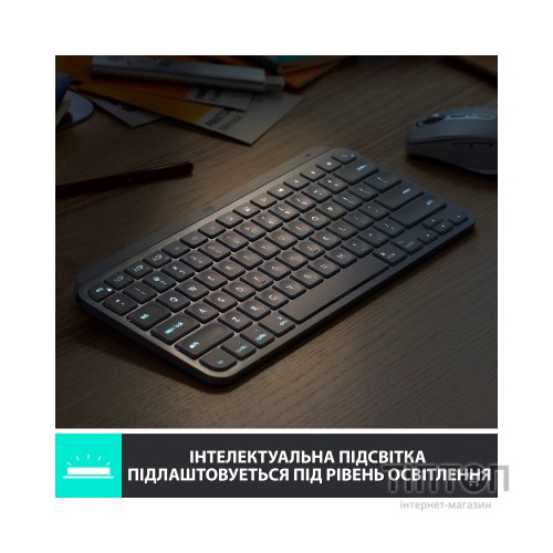 Клавіатура Logitech MX Keys Mini Wireless Illuminated UA Rose (920-010500)