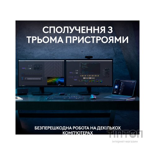 Клавіатура Logitech MX Keys S Wireless UA Pale Grey (920-011588)