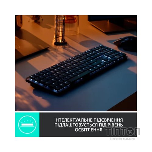 Клавіатура Logitech MX Mechanical Wireless Illuminated Performance Graphite (920-010757)