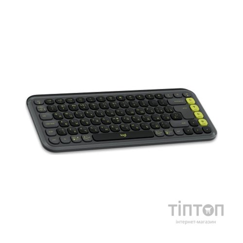 Клавіатура Logitech POP Icon Keys Bluetooth UA Graphite (920-013157)