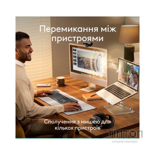 Клавіатура Logitech Slim Solar+ Bluetooth Graphite (920-013764)