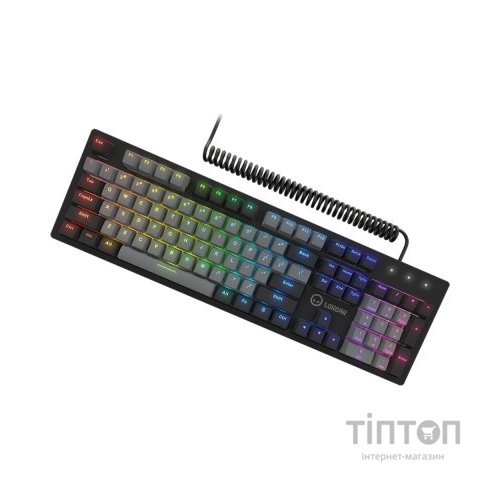Клавіатура Lorgar Azar 514 RGB USB UA Black (LRG-GK514B-UA)