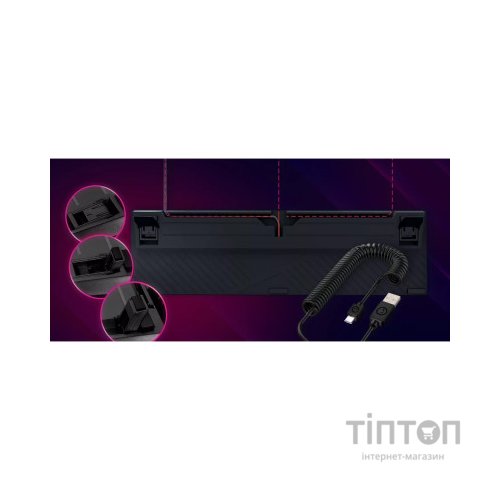 Клавіатура Lorgar Azar 514 RGB USB UA Black (LRG-GK514B-UA)