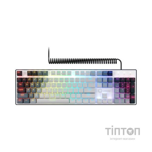 Клавіатура Lorgar Azar 514 RGB USB UA White (LRG-GK514W-UA)