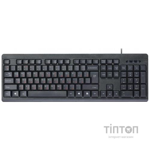 Клавіатура Maxxter KB-112-U USB Black (KB-112-U)