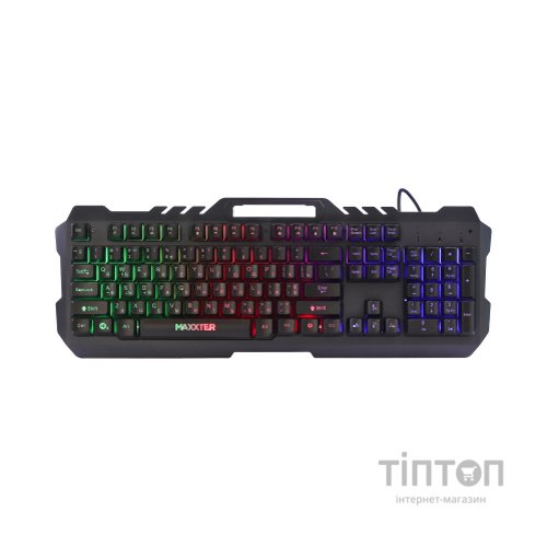 Клавіатура Maxxter KBG-UML-01-UA USB Black (KBG-UML-01-UA)
