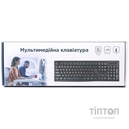 Клавіатура Gembird KB-UM-107-UA USB Black (KB-UM-107-UA)
