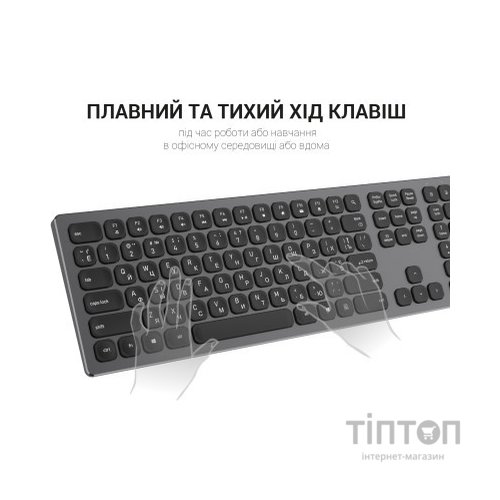 Клавіатура OfficePro SK1550 Wireless Black (SK1550B)