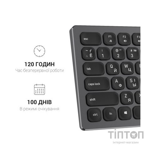 Клавіатура OfficePro SK1550 Wireless Black (SK1550B)