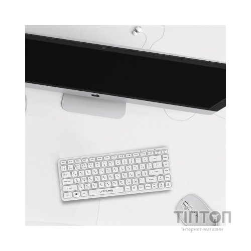 Клавіатура OfficePro SK790W Wireless/Bluetooth White (SK790W)