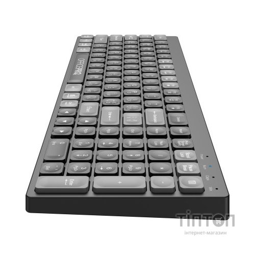 Клавіатура OfficePro SK985B Wireless/Bluetooth Black (SK985B)