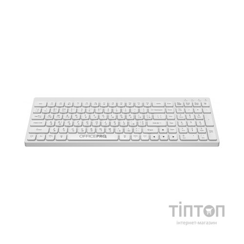 Клавіатура OfficePro SK985W Wireless/Bluetooth White (SK985W)