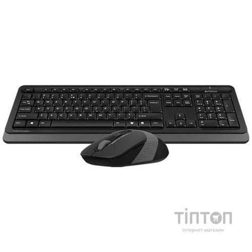 Клавіатура+миша A4Tech Fstyler FG1012S (Black), комплект бездротовий )