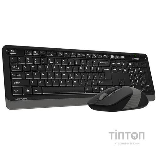 Клавіатура+миша A4Tech Fstyler FG1012S (Black), комплект бездротовий )