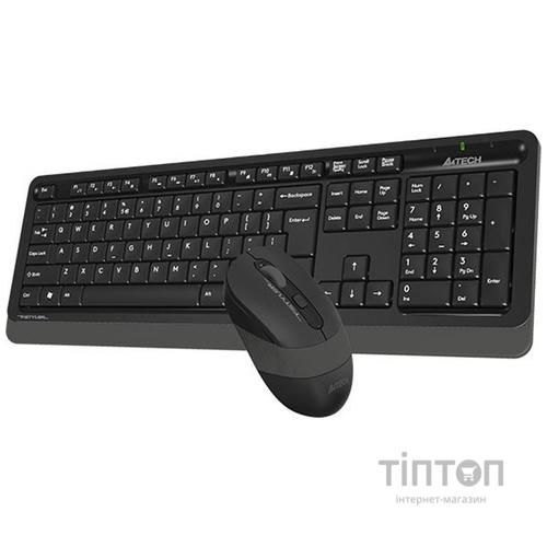 Клавіатура+миша A4Tech Fstyler FG1012S (Black), комплект бездротовий )