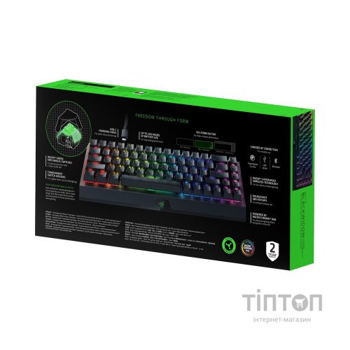 Клавіатура Razer BlackWidow V3 Mini Hyperspeed Green Switch RU (RZ03-03891600-R3R1)