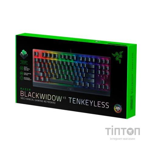 Клавіатура Razer BlackWidow V3 TKL Razer Green RU (RZ03-03490700-R3R1)