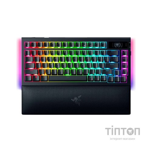 Клавіатура Razer BlackWidow V4 PRO Orange Switch Wireless/Bluetooth/USB UA Black (RZ03-05130100-R3M1)