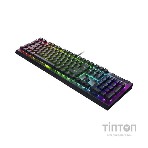 Клавіатура Razer BlackWidow V4 X Yellow Switch USB RU Black (RZ03-04702500-R3R1)