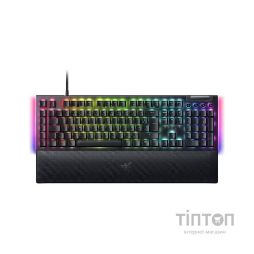 Клавіатура Razer BlackWidow V4 Yellow Switch USB RU Black (RZ03-04692500-R3R1)