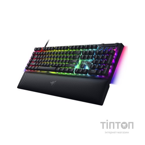 Клавіатура Razer BlackWidow V4 Yellow Switch USB RU Black (RZ03-04692500-R3R1)