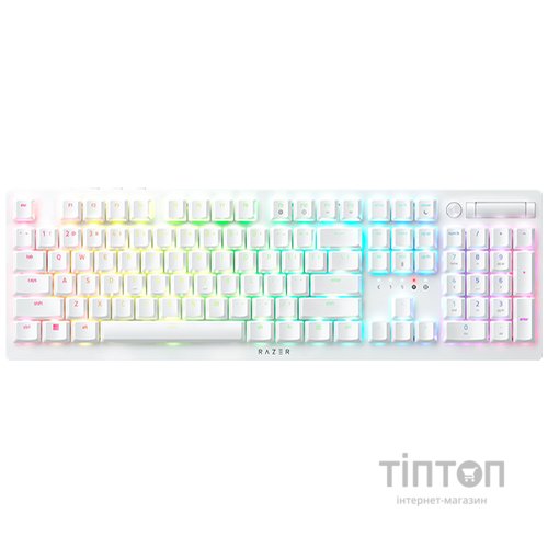 Клавіатура Razer DeathStalker V2 Pro Clicky Optical Switch Purple Wireless White (RZ03-04363500-R3M1)