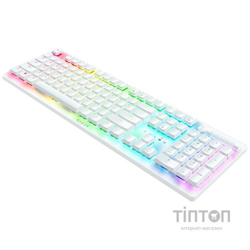 Клавіатура Razer DeathStalker V2 Pro Clicky Optical Switch Purple Wireless White (RZ03-04363500-R3M1)