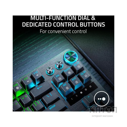 Клавіатура Razer Huntsman V3 Pro TKL USB UA Black (RZ03-04980100-R3M1)