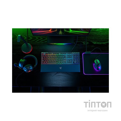 Клавіатура Razer Ornata V3 TKL RGB 84key Mecha-Membrane Switch USB UA Black (RZ03-04881800-R371)