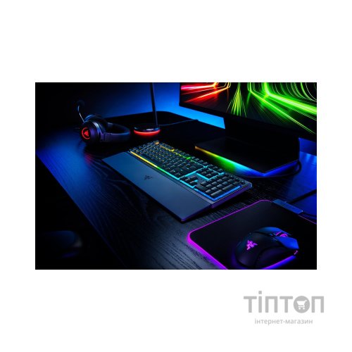 Клавіатура Razer Ornata V3 TKL RGB 84key Mecha-Membrane Switch USB UA Black (RZ03-04881800-R371)