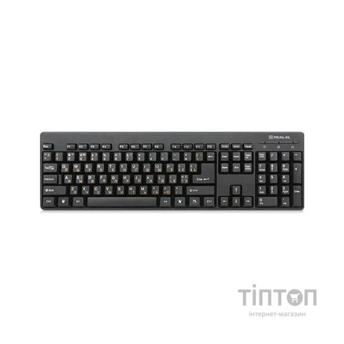 Клавіатура REAL-EL 502 Standard, USB, black