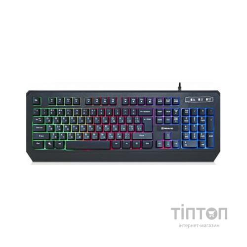 Клавіатура REAL-EL 7001 Comfort Backlit Black