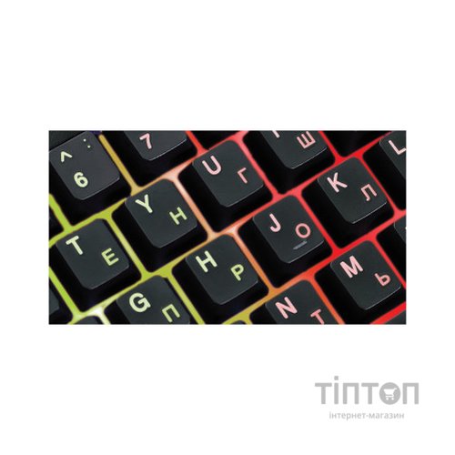 Клавіатура REAL-EL 7011 Comfort Backlit Black