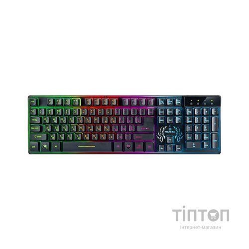 Клавіатура REAL-EL 7090 Comfort Backlit, black