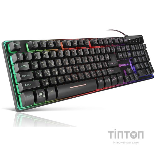 Клавіатура REAL-EL Gaming 8700 Black