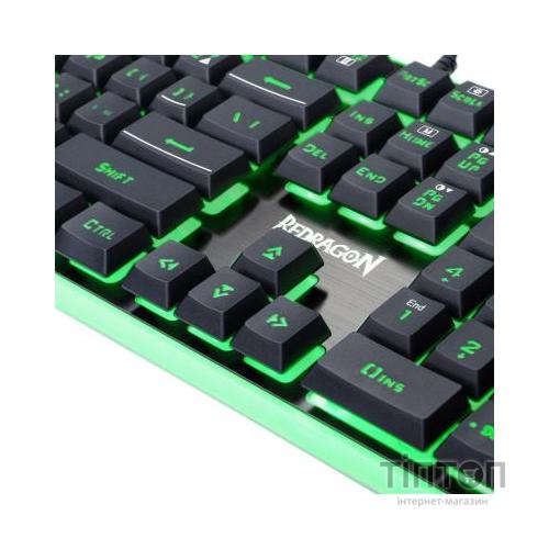 Клавіатура Redragon Dyaus USB UKR Black (77625)