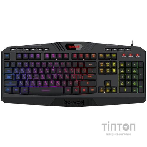 Клавіатура Redragon Harpe2 USB UKR Black (77484)