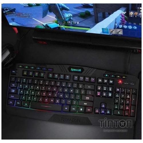 Клавіатура Redragon Harpe2 USB UKR Black (77484)