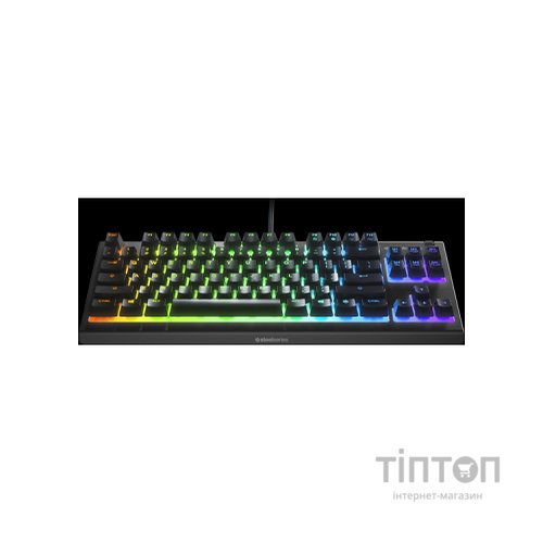 Клавіатура SteelSeries Apex 3 TKL UA USB Black (SS64831)
