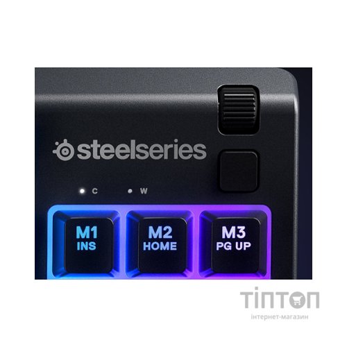 Клавіатура SteelSeries Apex 3 TKL UA USB Black (SS64831)