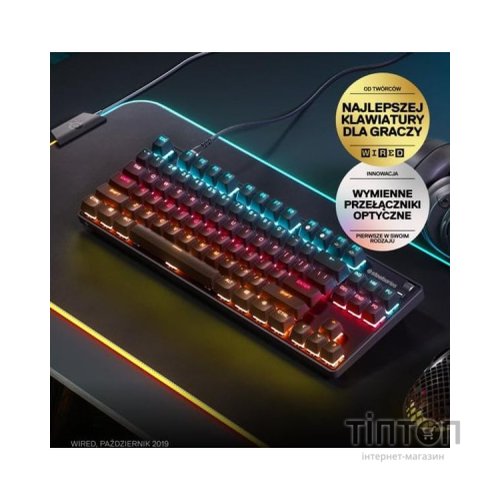 Клавіатура SteelSeries Apex 9 TKL USB Black (SS64847)