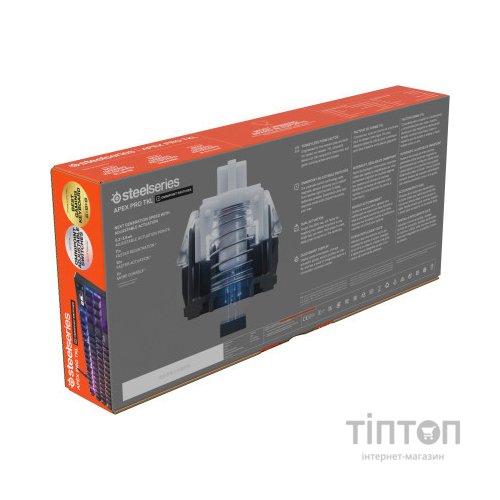 Клавіатура SteelSeries Apex Pro TKL 2023 USB UA Black (64856)