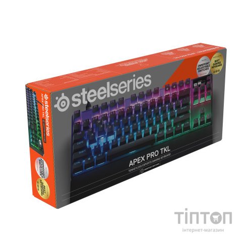 Клавіатура SteelSeries Apex Pro TKL 2023 USB UA Black (64856)